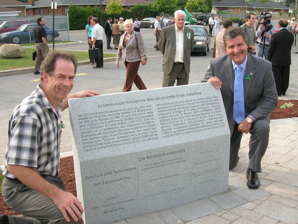 inauguration monument francophonie ottawa septembre 2007